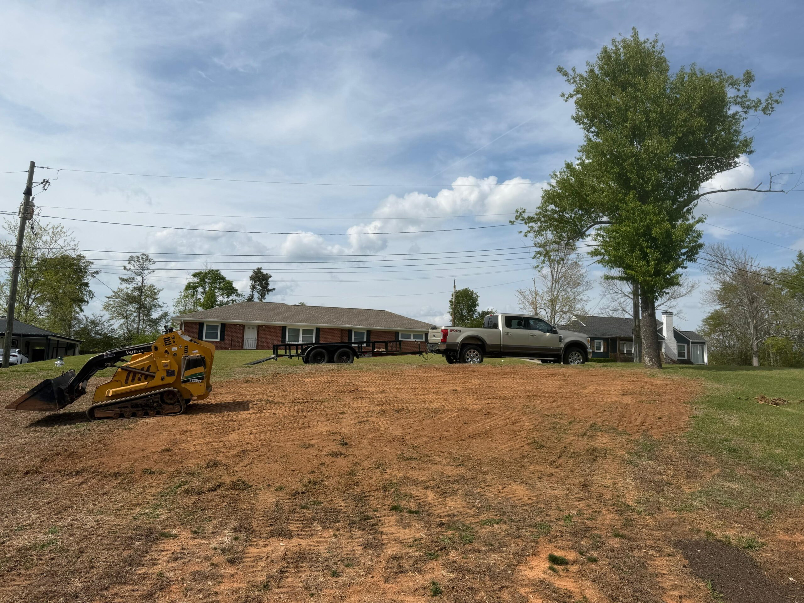 Newnan yard project Newnan GA