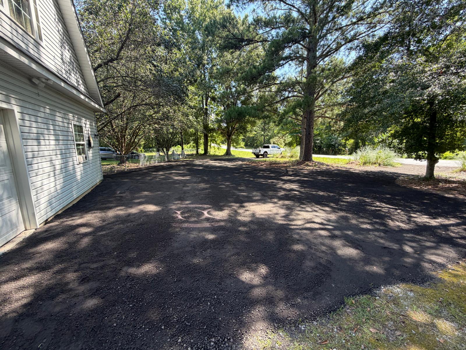 Driveway install, asphalt millings Newnan GA