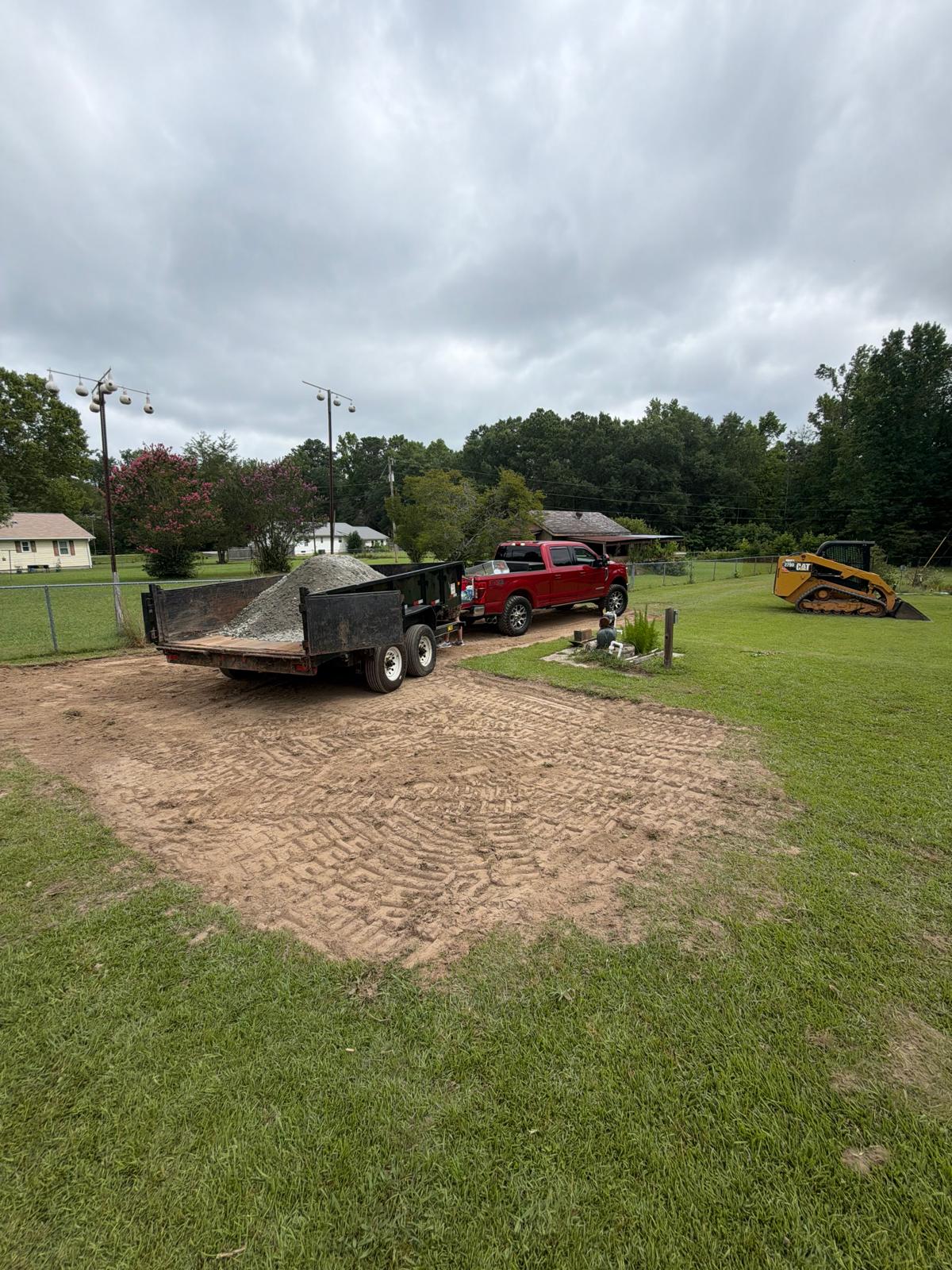 Backyard makeover Newnan GA