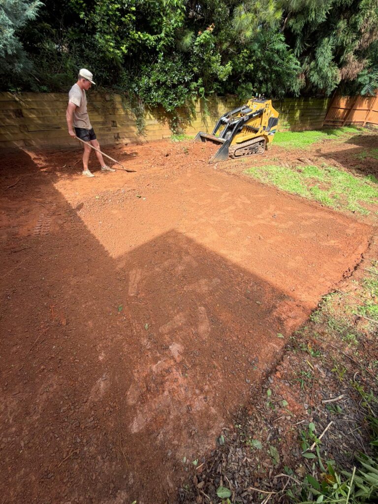 After: Full mulch and bed transformation, Landscaping Newnan GA