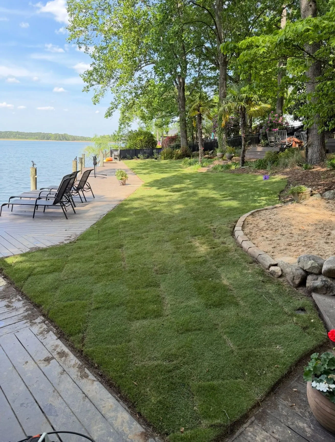 Lakeside sod install Newnan GA